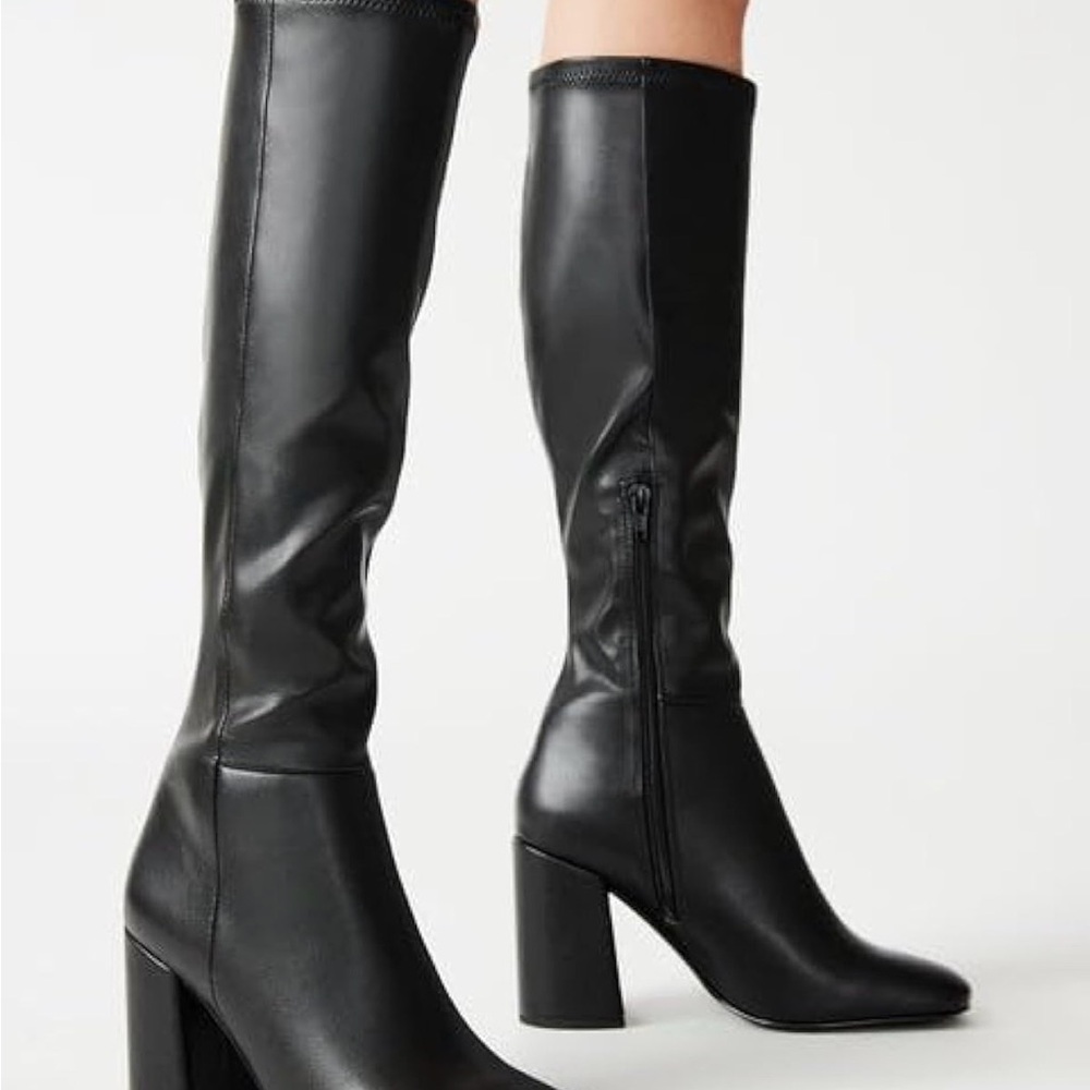 Amazon Black Heeled Boots